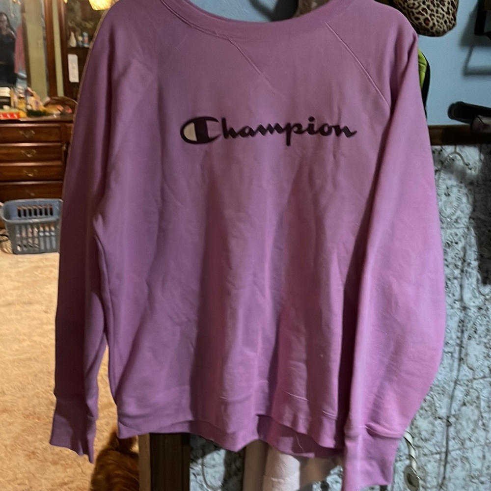 Champion sweatshirt.